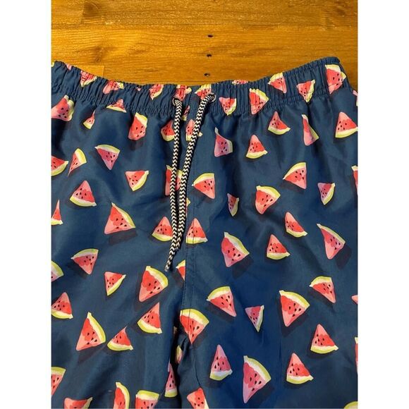 Franks M NWT blue midnight watermelon swim trunks shorts Australian bottoms - Picture 1 of 5
